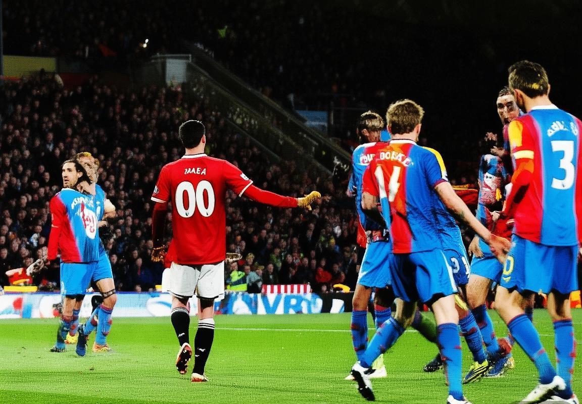 英超焦点战：水晶宫曼联2-2平局收场